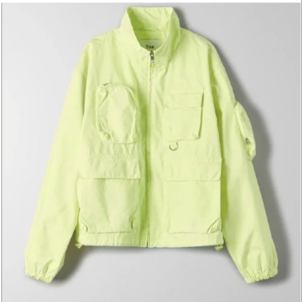 TNA Overload Cargo jacket, neon sunrise, Aritzia sz Small, GUC